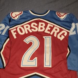 Colorado Avalanche Peter Forsberg Vintage Late 90's XXL STARTER jersey